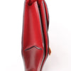 CELINE Classic Box Small Leather Crossbody Bag in Red Secondhand