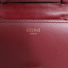 Celine Classic Box Small Leather Shoulder Bag in Burgundy Secondhand