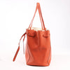 Celine Cabas Phantom Small Leather Shoulder Bag in Orange Secondhand