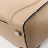 CELINE Luggage Micro Leather Handbag in Beige Secondhand