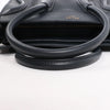 Celine Luggage Micro Leather Handbag in Navy Blue Secondhand