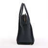 Celine Luggage Micro Leather Handbag in Navy Blue Secondhand