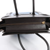 Celine Luggage Micro Leather Handbag in Blue x Black x Taupe Secondhand