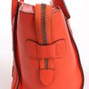 Celine Luggage Mini Leather Handbag in Orange Secondhand