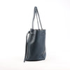 Celine Cabas Phantom Small Leather Shoulder Bag in Navy Blue Secondhand