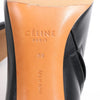 Celine Phoebe Leather x Metal Heel Ankle Boots in Black, Size 38 EU Secondhand