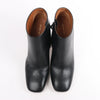 Celine Phoebe Leather x Metal Heel Ankle Boots in Black, Size 38 EU Secondhand