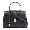 Celine Sac 16 Smooth Leather Medium 2Way Handbag in Black Secondhand