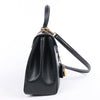 Secondhand Celine Sac 16 Smooth Leather Medium 2Way Handbag in Black