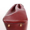 Celine Sac 16 Medium Smooth Leather 2Way Handbag in Burgundy Secondhand