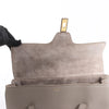 Celine Sac 16 Medium Grained Leather Shoulder Bag in Gray Secondhand
