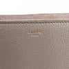 Celine Sac 16 Medium Grained Leather Shoulder Bag in Gray Secondhand