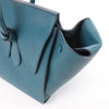 Celine Tie Knot Leather Handbag in Blue Secondhand
