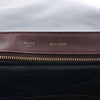 CELINE Trapeze Leather x Suede 2Way Handbag in Navy Blue x Brown x Burgundy Secondhand
