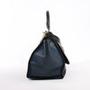 CELINE Trapeze Leather x Suede 2Way Handbag in Black, Navy and Taupe Secondhand