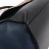 CELINE Trapeze Leather x Suede 2Way Handbag in Black, Navy and Taupe Secondhand