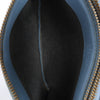 Celine Trio Small Leather Crossbody bag in Blue Secondhand