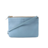 Celine Trio Small Leather Crossbody bag in Blue Secondhand