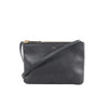 Celine Trio Small Leather Crossbody bag in Black Secondhand