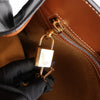 Celine Triomphe Vertical Cabas Large PVC x Leather Handbag in Black x Brown Secondhand