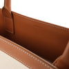 Secondhand Celine Vertical Cabas Large Canvas x Leather Handbag in Beige