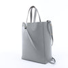 CELINE Cabas Vertical Small Leather 2Way Handbag in Gray Secondhand