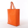 Secondhand CELINE Cabas Vertical Small Leather 2Way Handbag in Orange