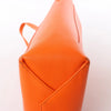 Secondhand CELINE Cabas Vertical Small Leather 2Way Handbag in Orange