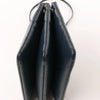 Celine Trio Large Leather Crossbody bag in Navy Blue Secondhand