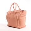 CELINE Luggage Micro Leather Handbag in Pink Secondhand