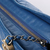 Chanel Gabrielle Doo Chanel Vintage calf Chain Shoulder Bag Blue Gold x Silver Metal Fittings 27113839 Secondhand