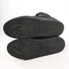 CHANEL Coco Mark Fabric High-top Sneakers in Black G35062, Size 38 EU Secondhand