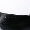 Chanel Coco Mark Leather x Glitter Heels in Black G37586, Size EU 37 C Secondhand