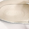 Secondhand Chanel Coco Mark Rubber Sneakers in Silver G32719, Size 38 EU