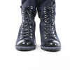 Chanel Suede x Patent Long Boots in Black x Navy G27002, Size 37 EU Secondhand