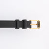 Chanel Premiere H6125 TI 750(YG) Rubber AT Black Dial Watch Secondhand