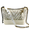 Secondhand Chanel Chevron Tweed Gabrielle Bag - '10s