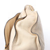 Chloe Marcie Leather Hobo Handbag in Beige Secondhand