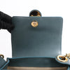 Chloe Tess Small Leather 2Way Handbag in Blue Secondhand