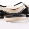 Chloé Woody Small Canvas & Leather 2Way Handbag in Beige x Black Secondhand