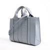 Chloé Woody Small Leather 2Way Handbag in Blue Secondhand
