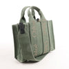 Chloé Woody Small Canvas 2Way Handbag in Green Secondhand