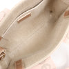 Chloé Woody Small Canvas & Leather 2Way Handbag in Beige Secondhand