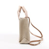 Chloé Woody Small Canvas & Leather 2Way Handbag in Beige Secondhand