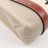 Chloé Woody Small Canvas & Leather 2Way Handbag in Beige x Brown Secondhand