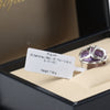 Secondhand Chopard Imperiale Amethyst Diamond 18k White Gold Cocktail Ring, Size 51 EU