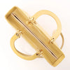 Dior Lady Dior Patent Leather Cannage Large 2Way Handbag in Yellow Secondhand