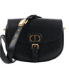 Dior Bobby Medium Calfskin Flap Shoulder Bag in Black Secondhand