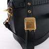 Dior Bobby Medium Calfskin Flap Shoulder Bag in Black Secondhand