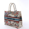 Dior Book Tote Large Zodiac Canvas Handbag in Multicolor Secondhand